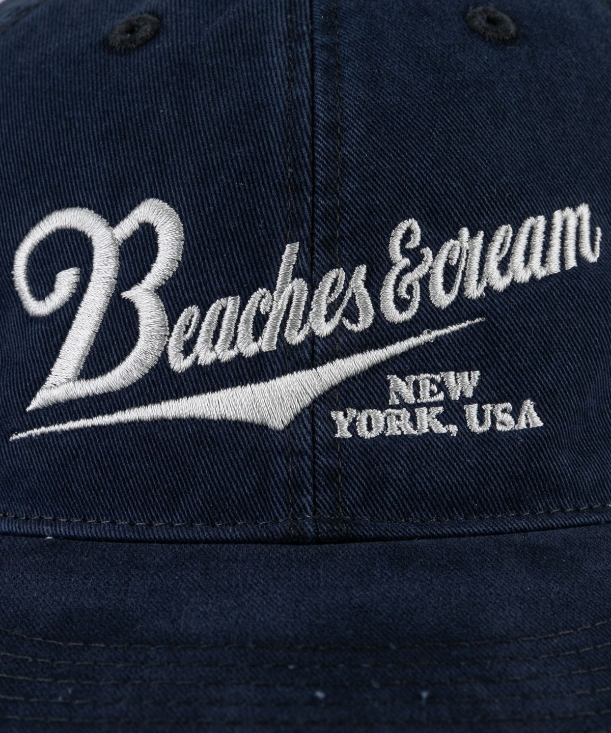 비치스앤크림(BEACHESANDCREAM) New York USA Plat-Ball cap-Navy