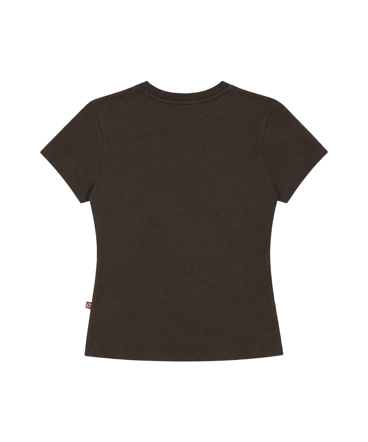 에스이에스티(S'EST) Shine Slim T-shirts Dark Brown