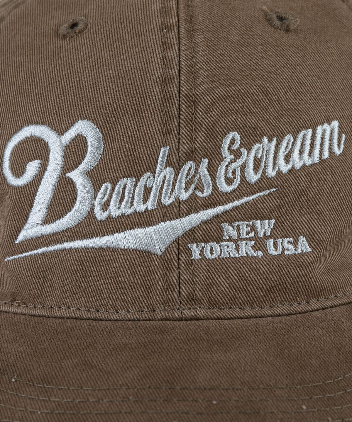 비치스앤크림(BEACHESANDCREAM) New York USA Plat-Ball cap-Beige