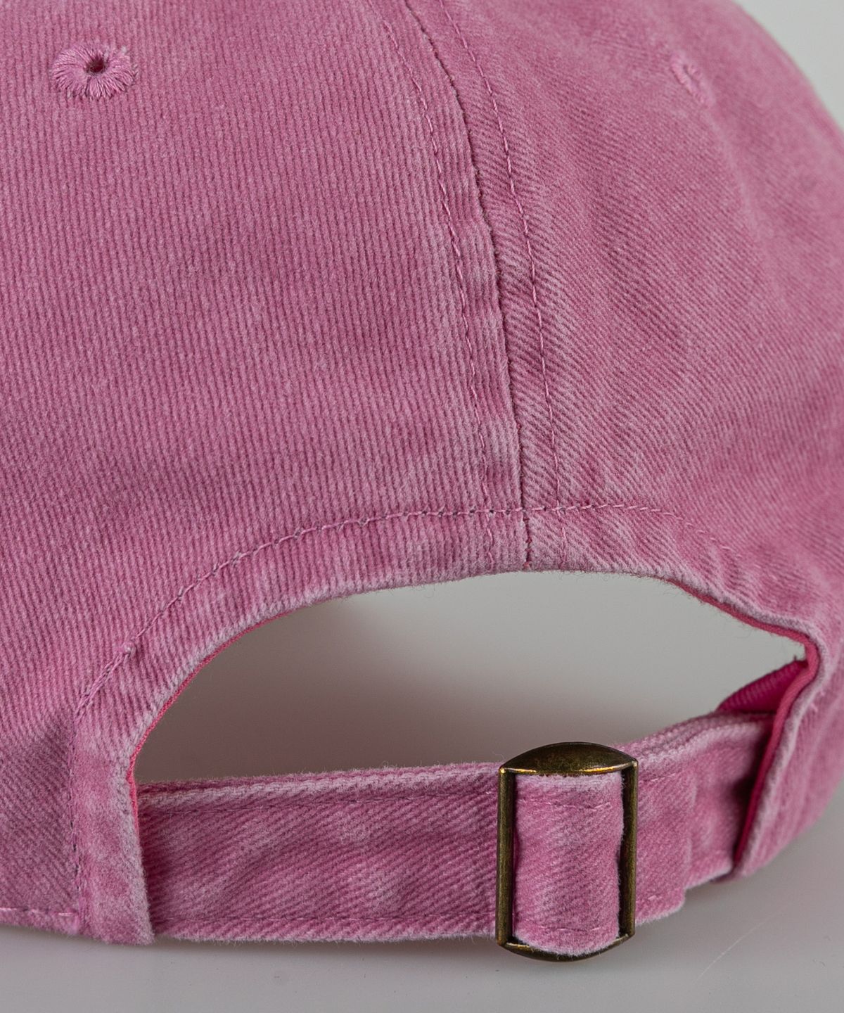 비치스앤크림(BEACHESANDCREAM) New York USA Stone-Washed Ball cap-Pink