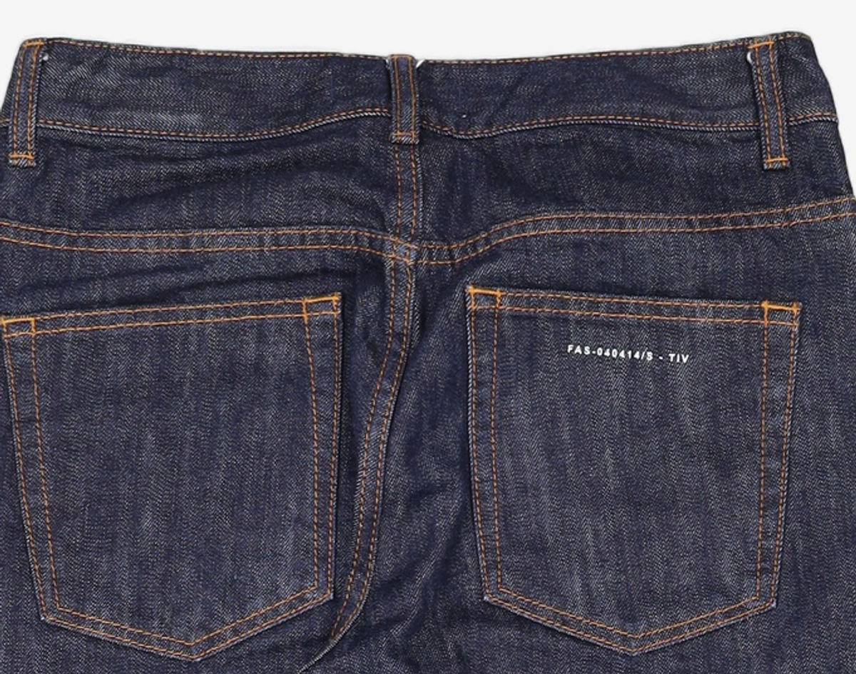 페이탈리즘(FATALISM) #0222 Moderation indigo straight crop fit 44