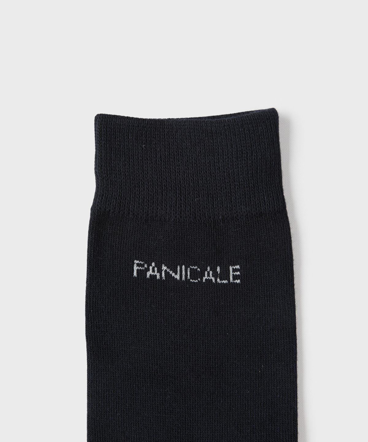 빠니깔레(PANICALE) 네이비 로고 크루 삭스