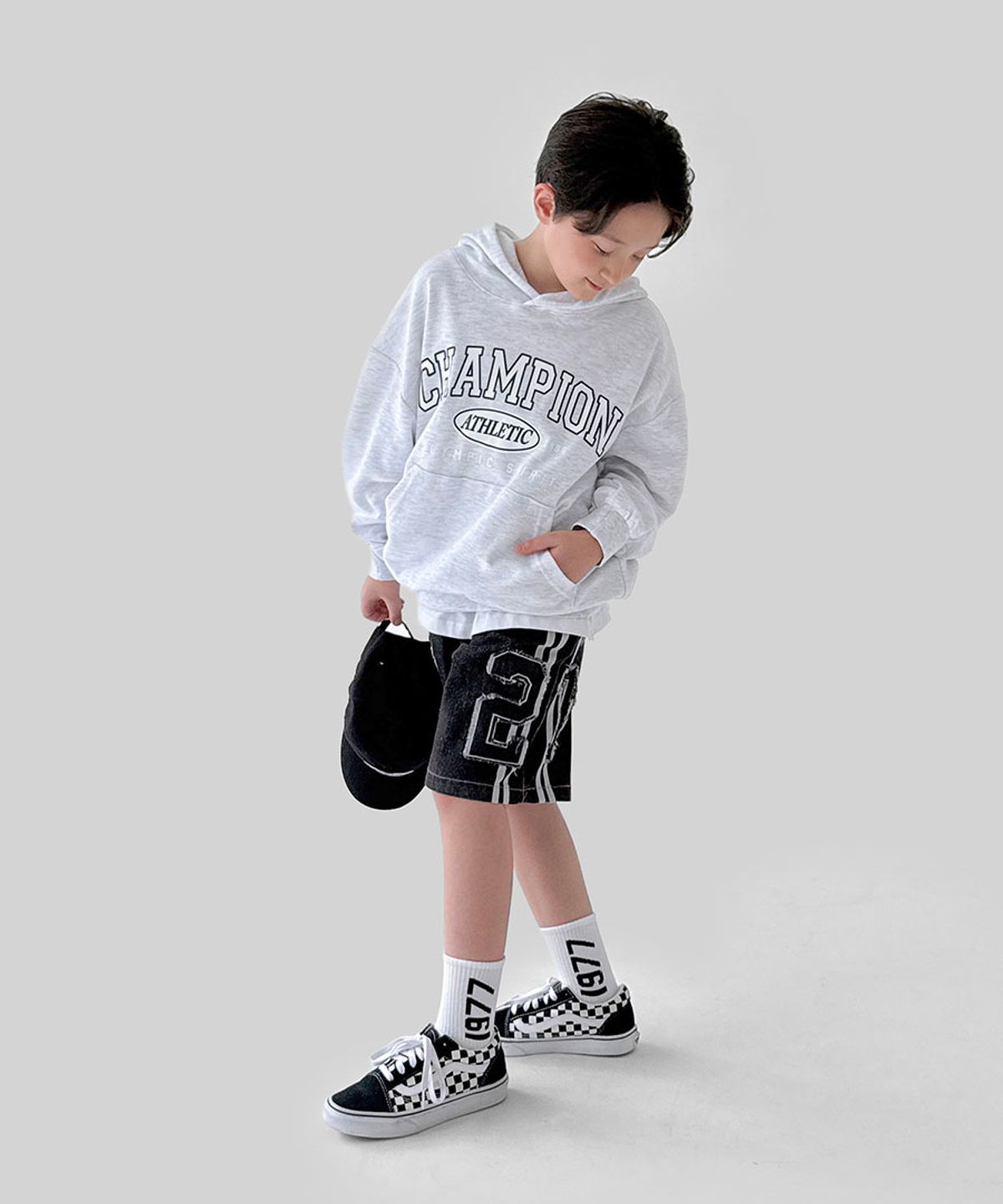 베리클로젯(BERRYCLOSET) 빌리 트랙 버뮤다 데님 팬츠