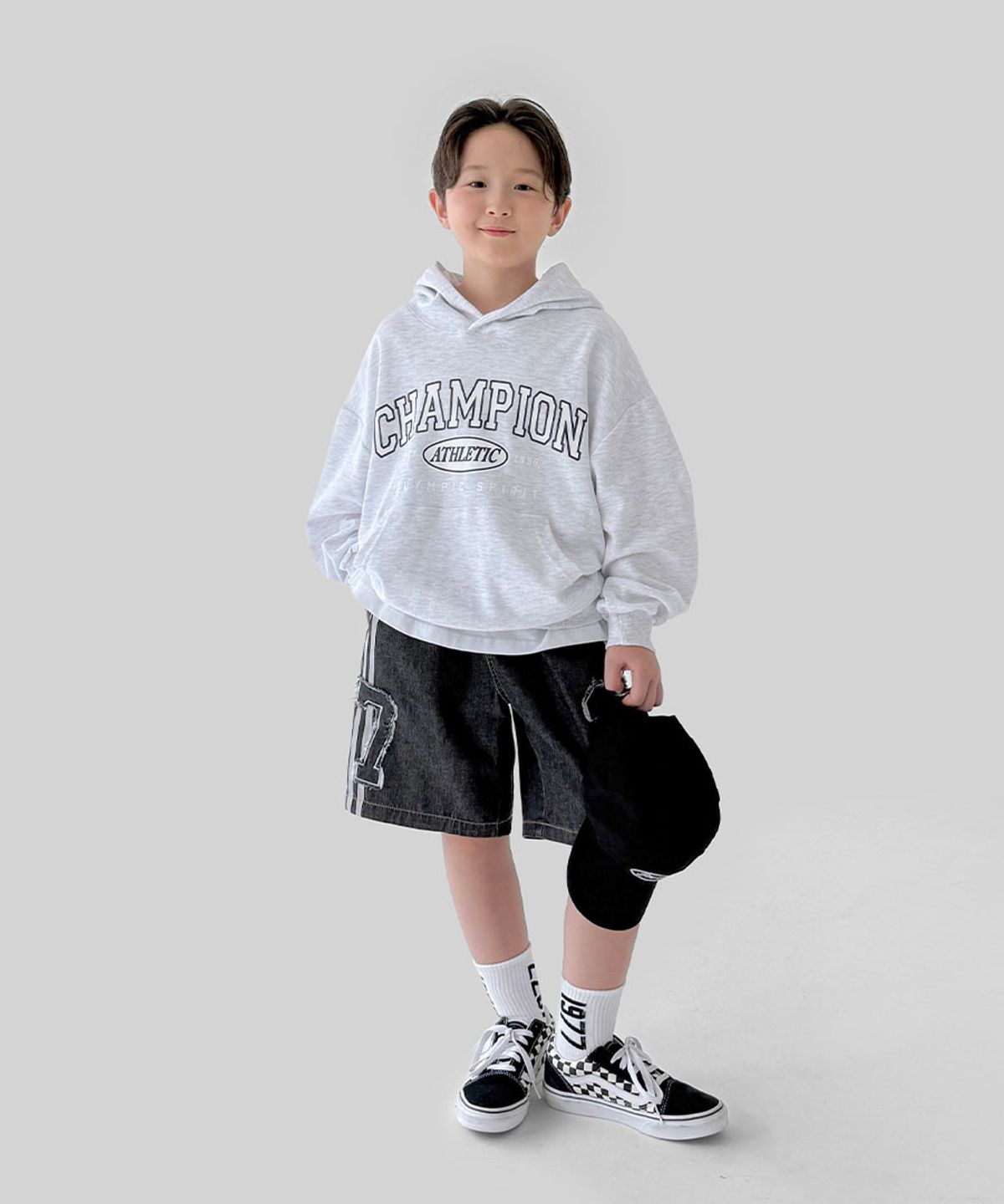 베리클로젯(BERRYCLOSET) 빌리 트랙 버뮤다 데님 팬츠