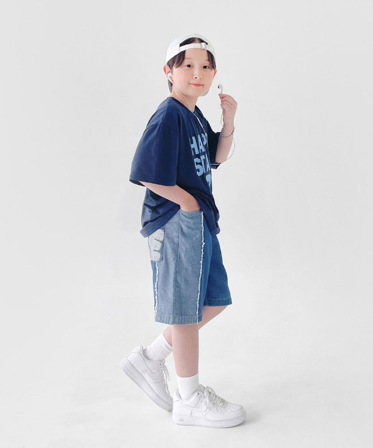 베리클로젯(BERRYCLOSET) 버블 카펜더 데님 팬츠