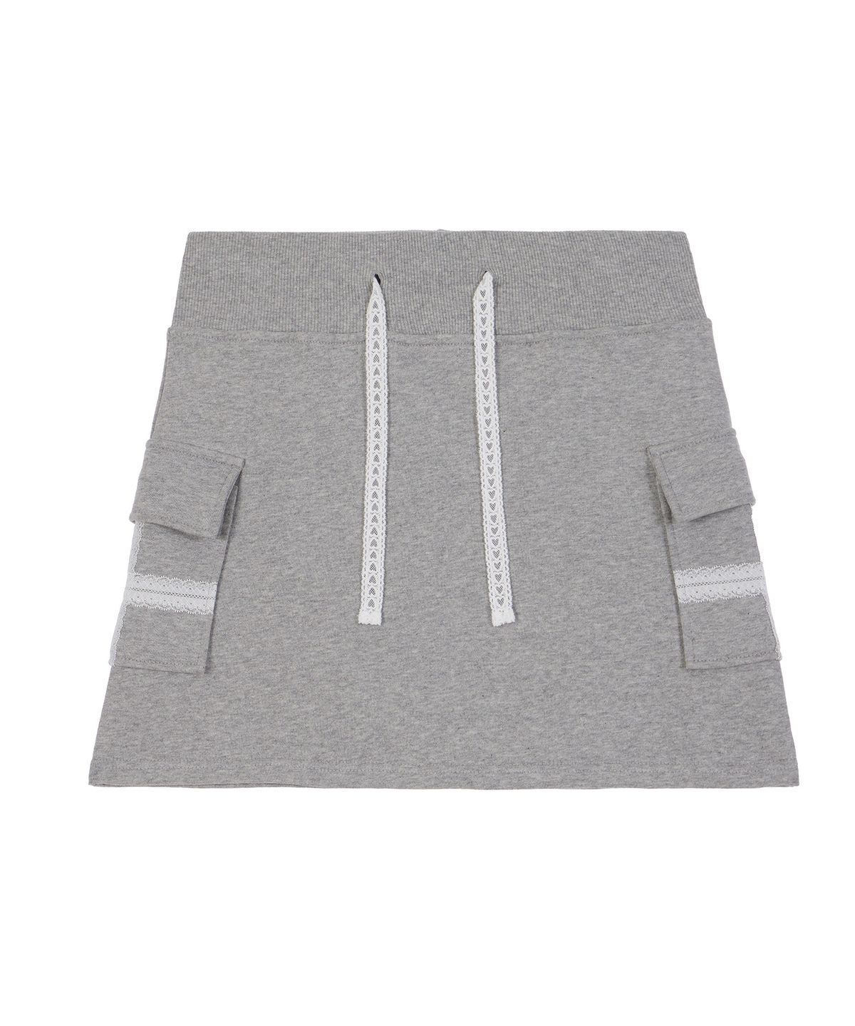 디스펑트(DYSFUNCT) BANDED POCKET MINI SKIRT(GRAY)