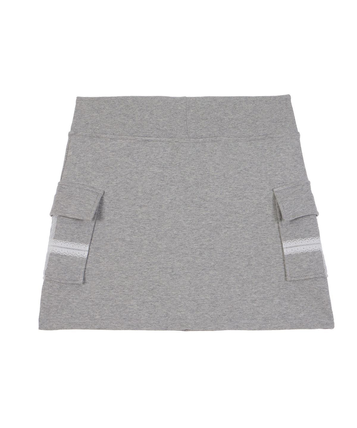 디스펑트(DYSFUNCT) BANDED POCKET MINI SKIRT(GRAY)
