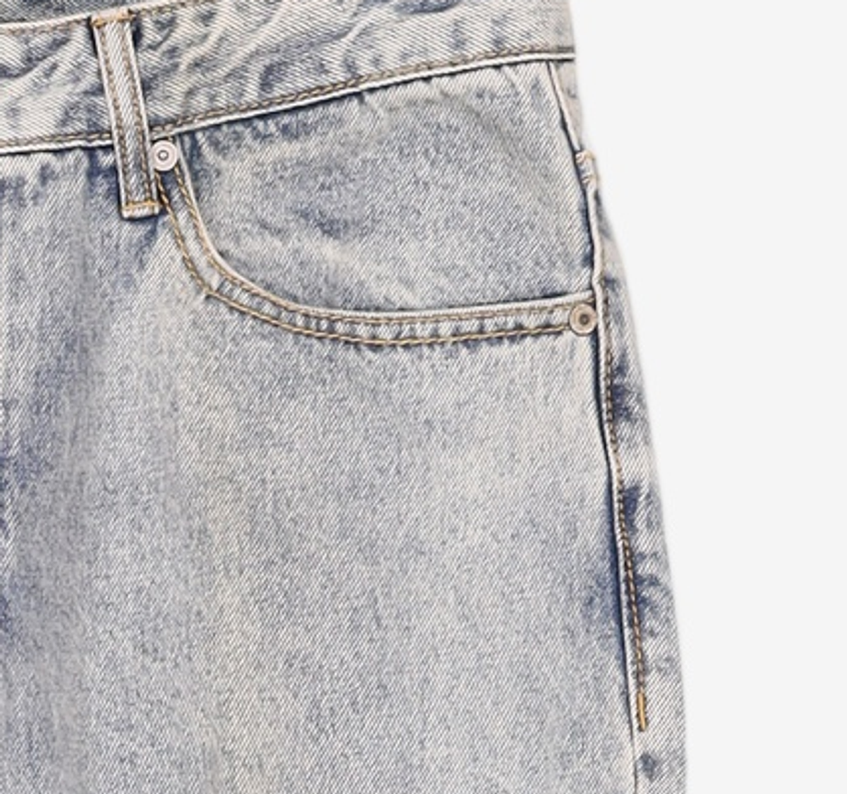 86로드(86ROAD) PALE BLUE CHIP / CROP TAPERED 34
