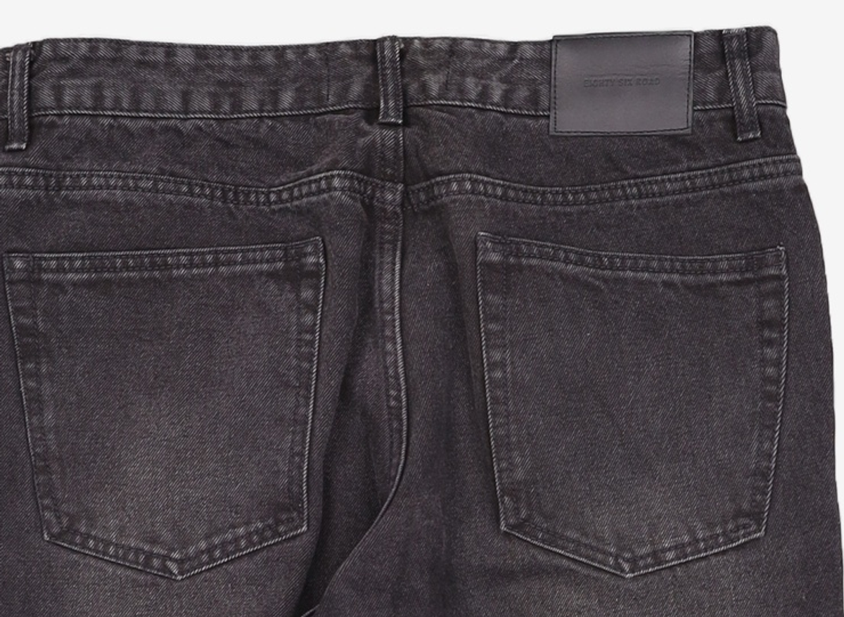 86로드(86ROAD) BLACK NORMAL CHIP / CROP TAPERED 34