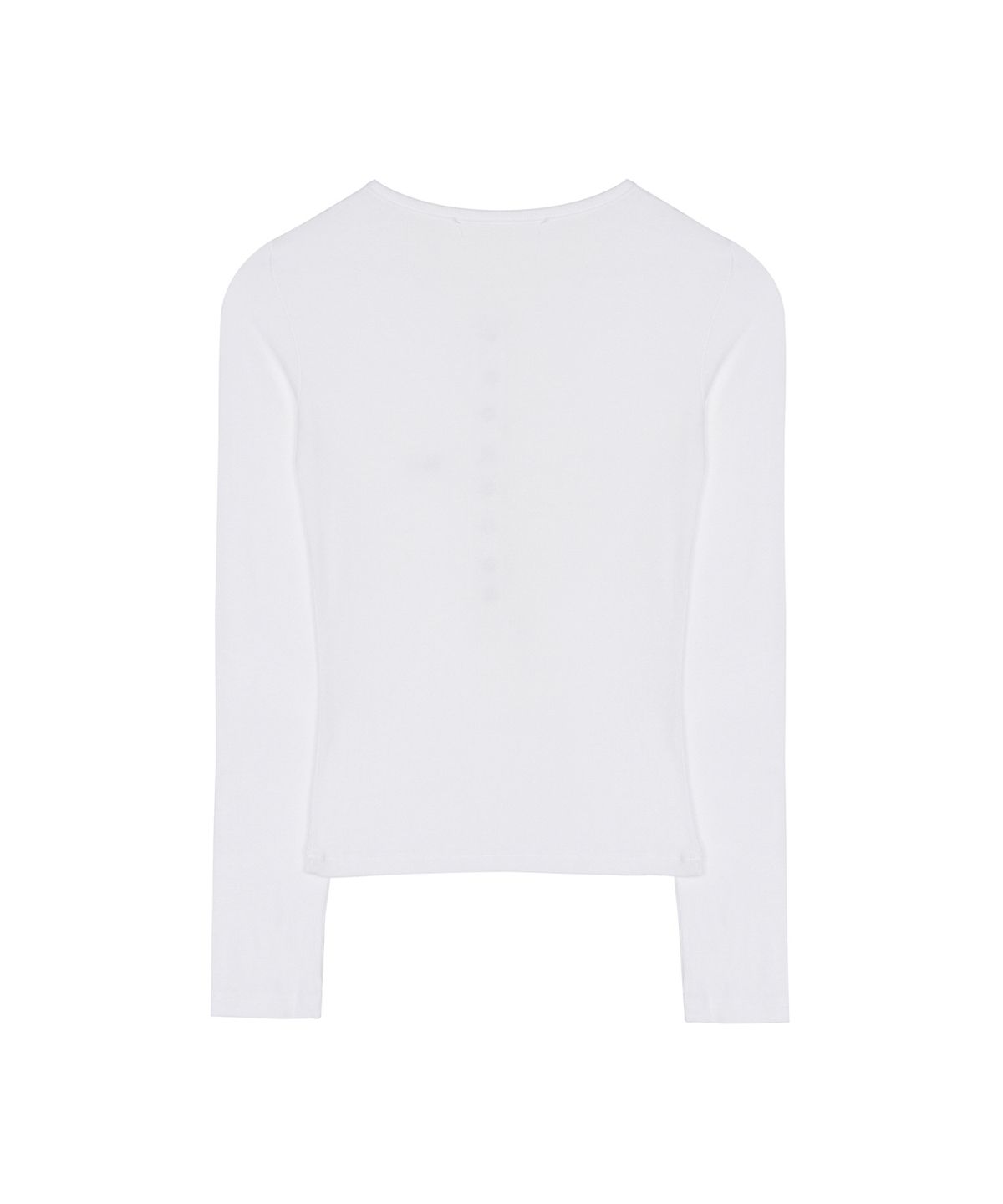 닉앤니콜(NICK&NICOLE) BUTTON HENLEY NECK TOP_IVORY