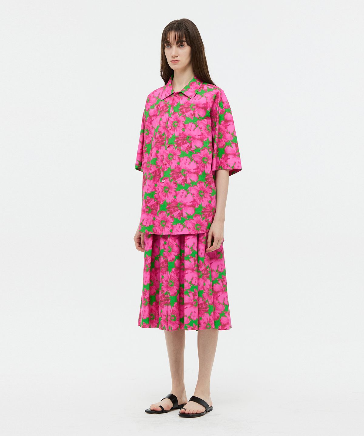 베데르미(VEDERMI) flower cotton flare sk (40s)
