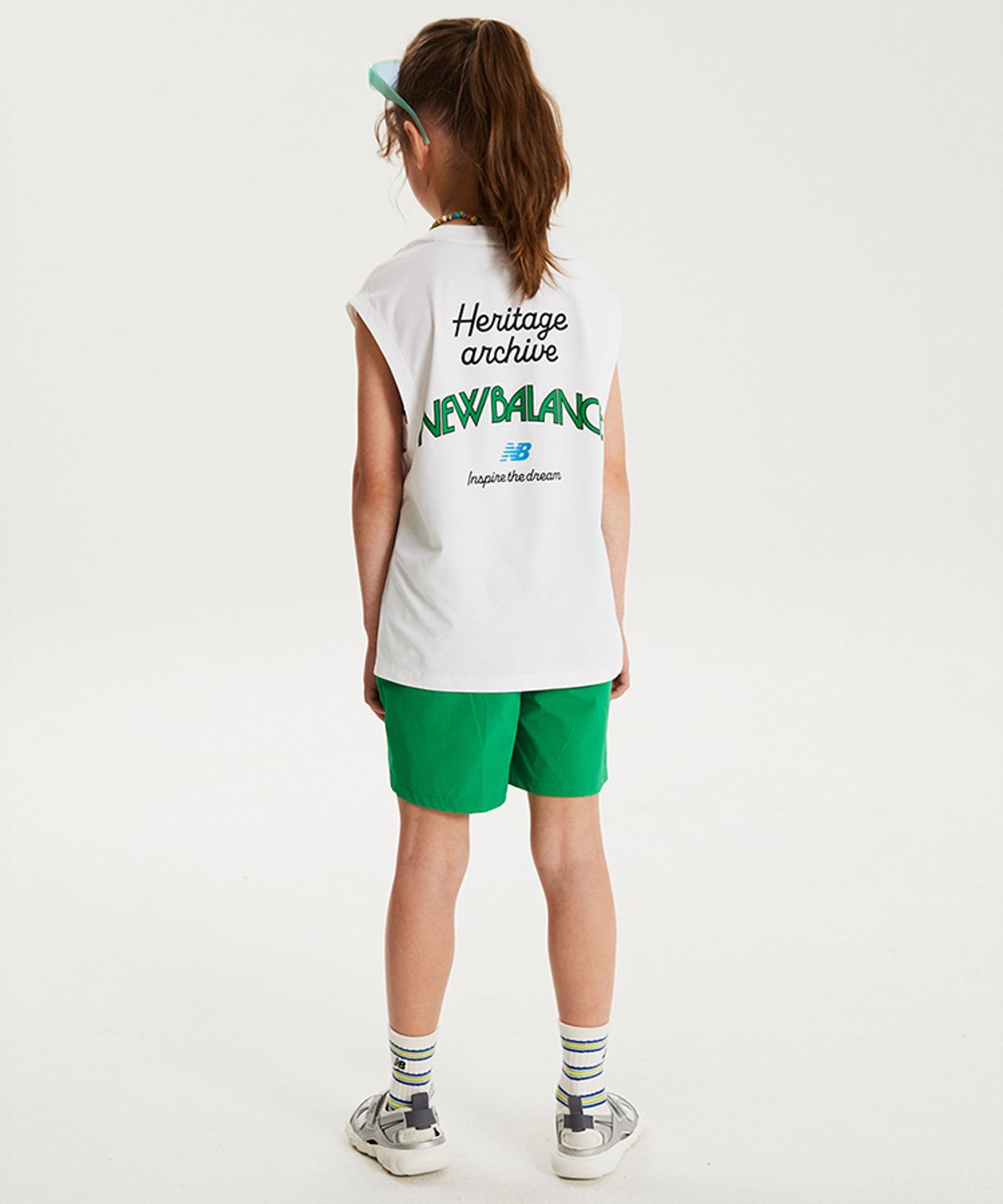 뉴발란스 키즈(NEWBALANCEKIDS) SUMMER WAVE_나시 셋업 아동 상하복 NK9YG3974U10