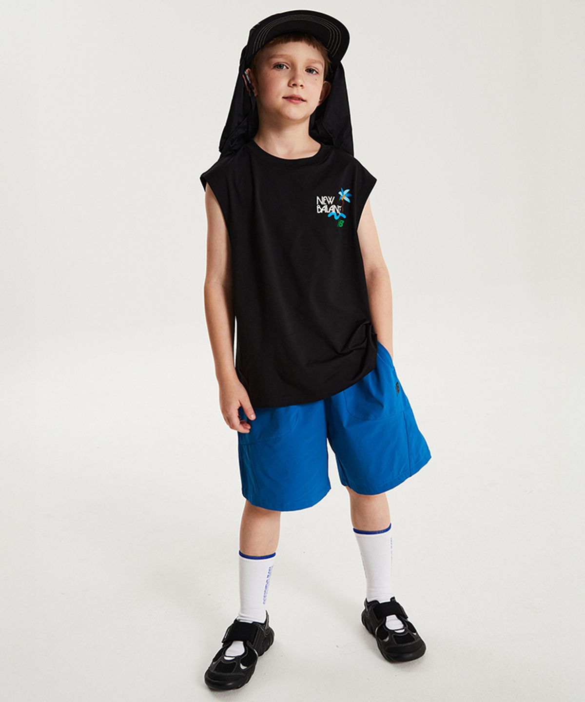 뉴발란스 키즈(NEWBALANCEKIDS) SUMMER WAVE_나시 셋업 아동 상하복 NK9YG3974U19