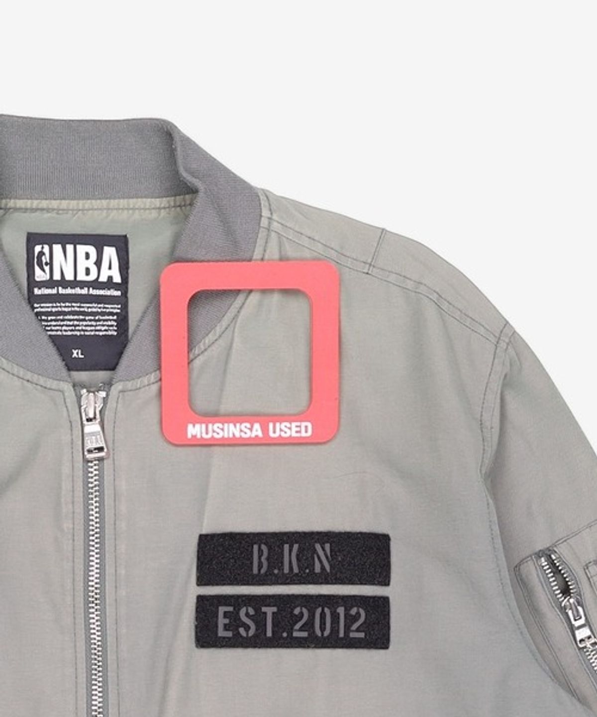 엔비에이(NBA) 항공 점퍼/블루종/MA-1 XL