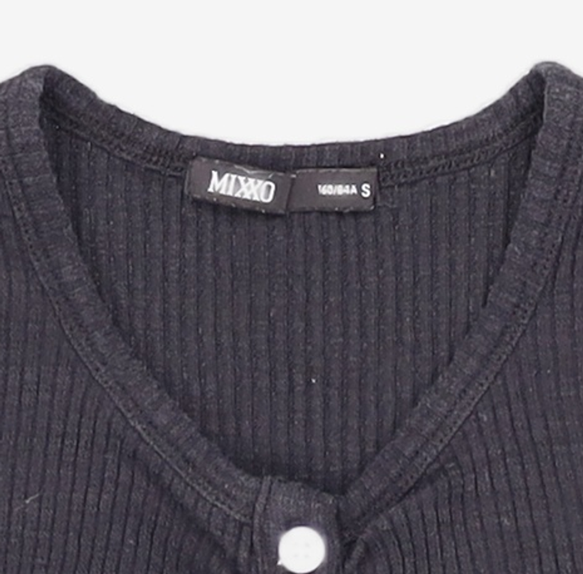 미쏘(MIXXO) 셔링 디테일 가디건 티셔츠_MIWHWD527A S