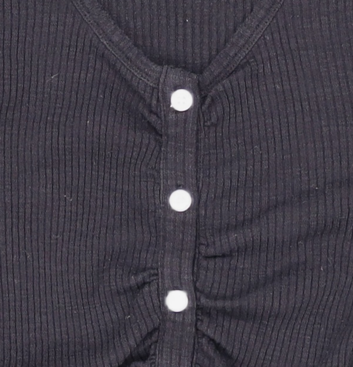 미쏘(MIXXO) 셔링 디테일 가디건 티셔츠_MIWHWD527A S