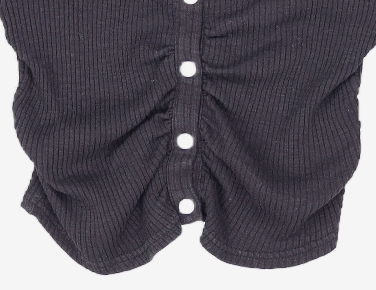 미쏘(MIXXO) 셔링 디테일 가디건 티셔츠_MIWHWD527A S