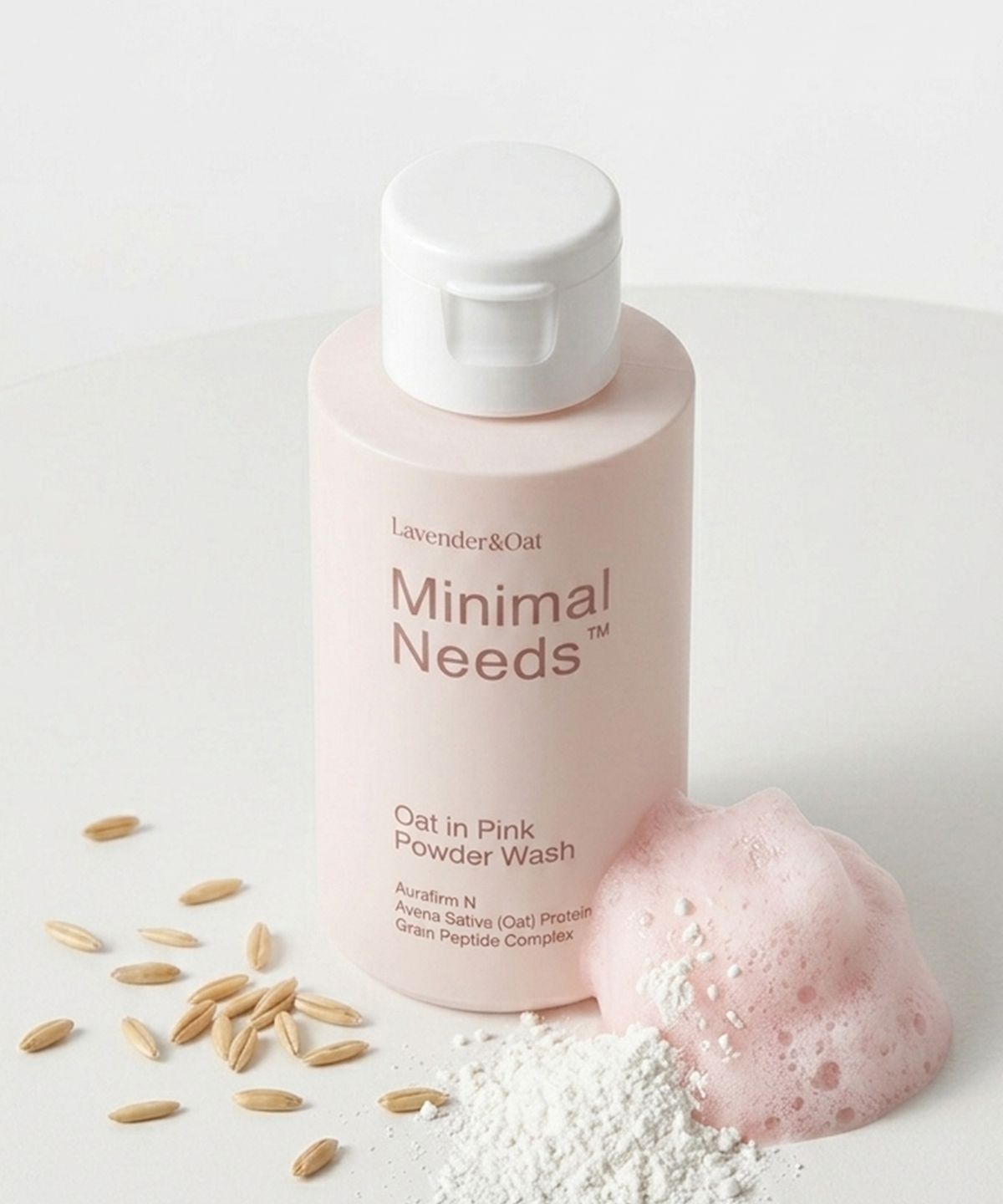 미니멀니즈(MINIMALNEEDS) 오트 인 핑크 파우더 워시 60g