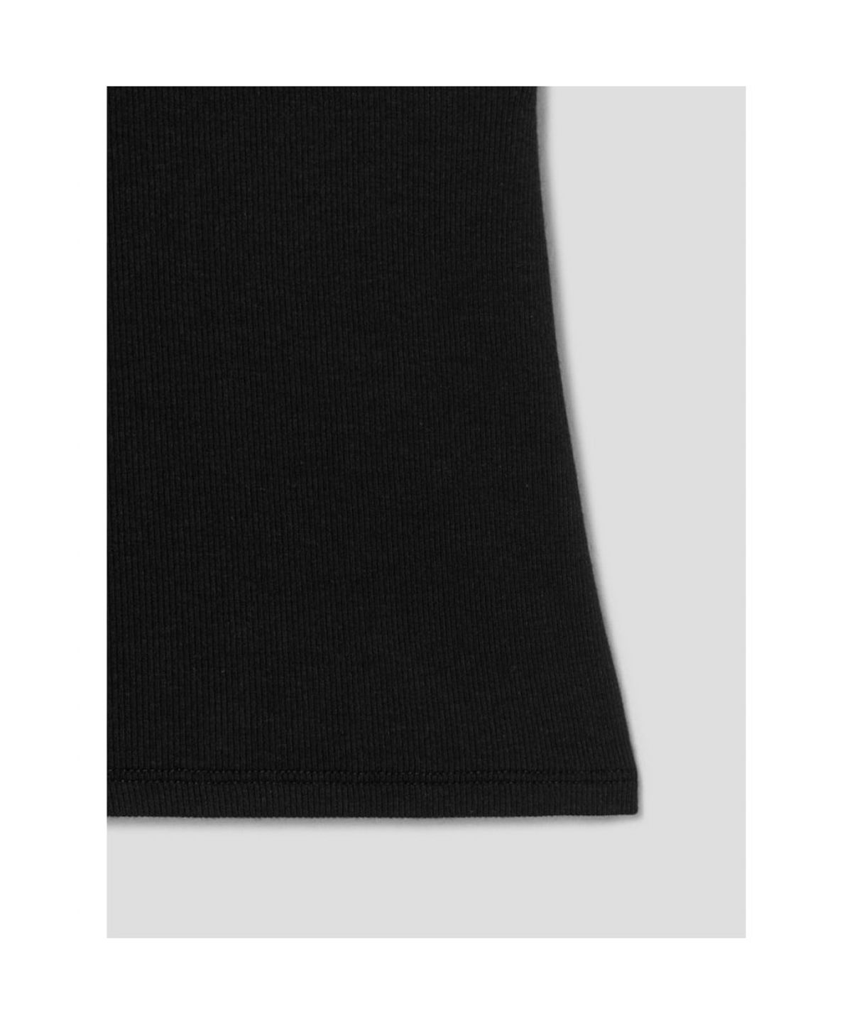 앙개(ANGGAE) VNeck Short Sleeve TShirts  Black