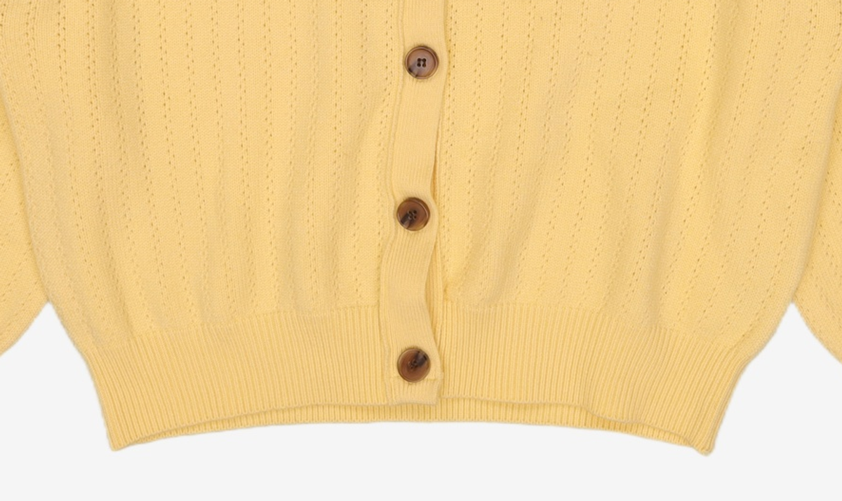 미쏘(MIXXO) 크롭 조직변형 가디건 MIWCKB213T M