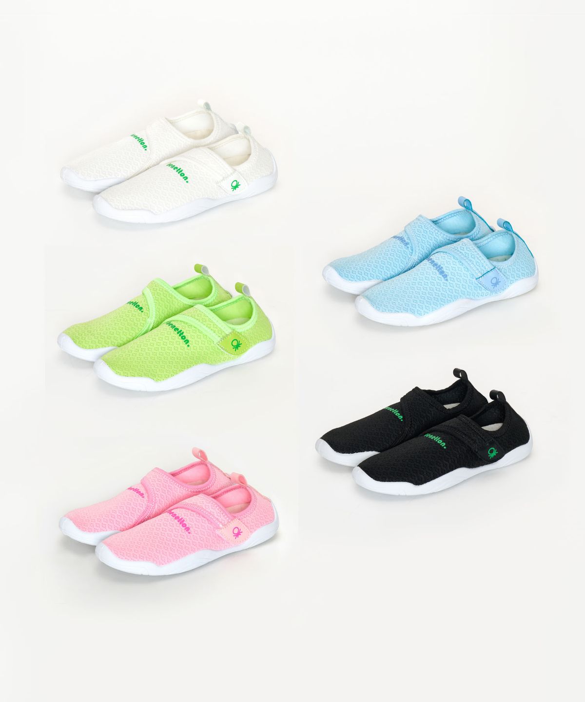 베네통키즈(BENETTONKIDS) 키즈 소프트 스트랩 아쿠아 슈즈 (5colors)