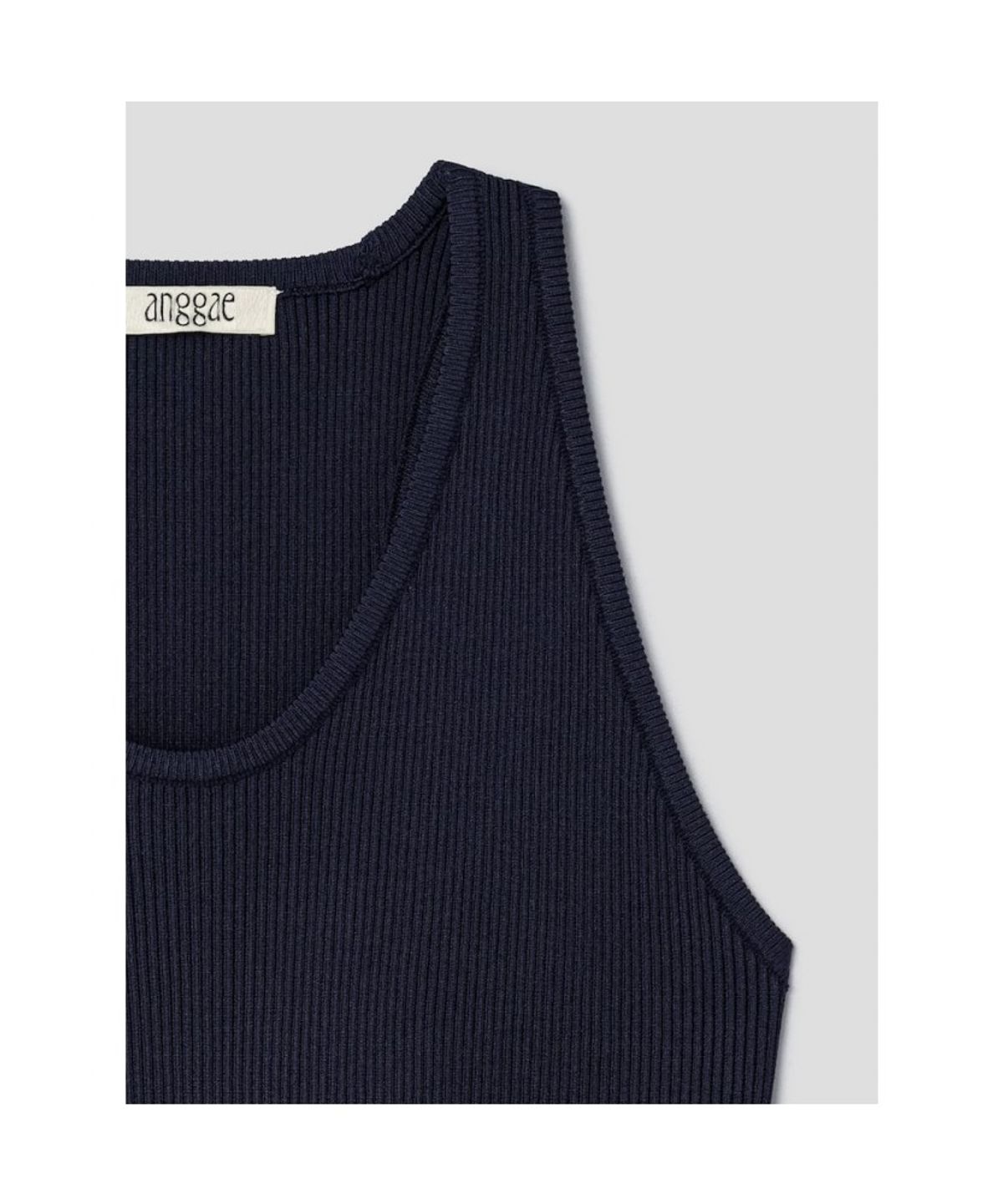 앙개(ANGGAE) Knit Band Long Dress  Sky Blue