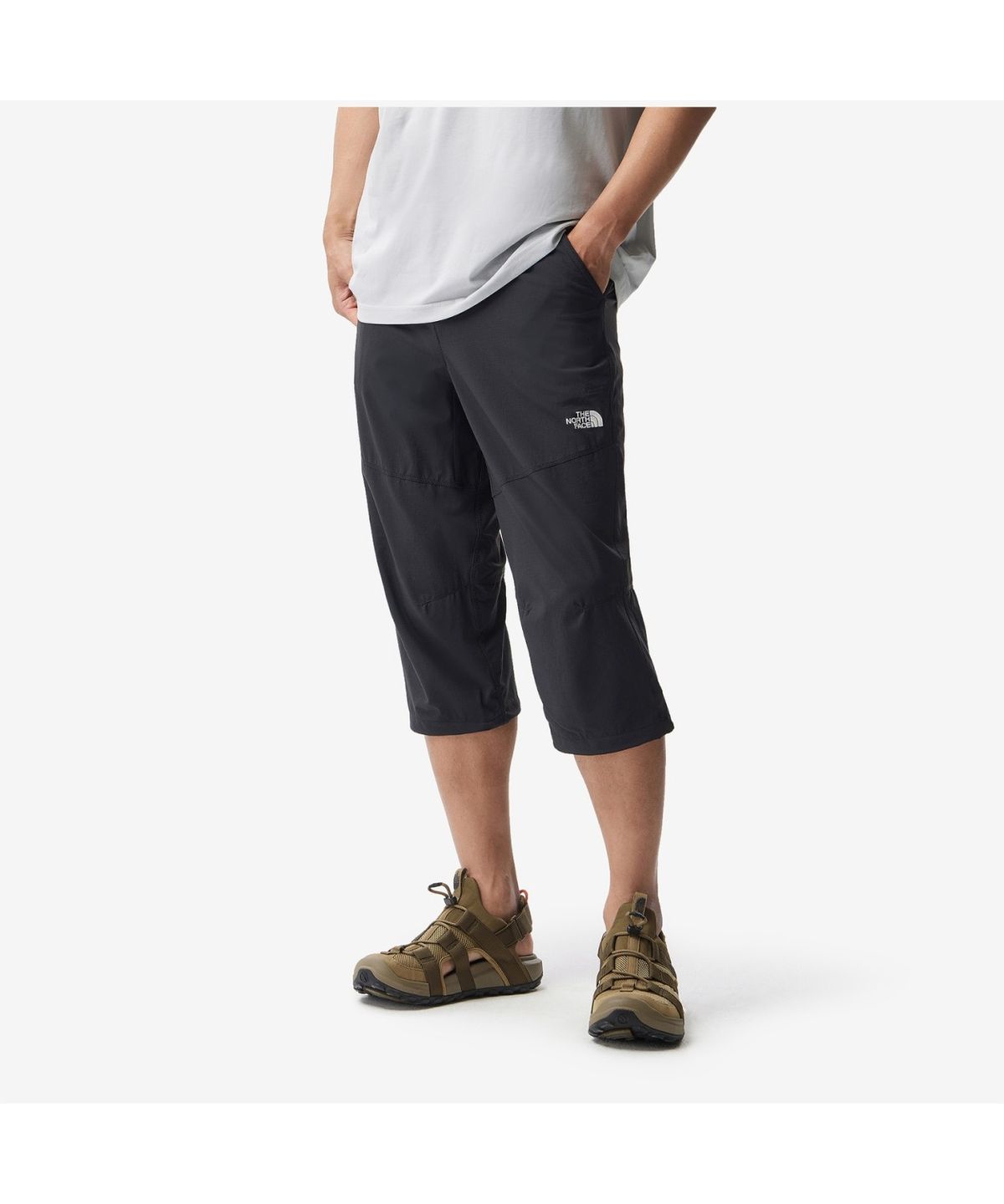 노스페이스(THE NORTH FACE) NR6NS03A 남성 글라이드 카프리 BLACK