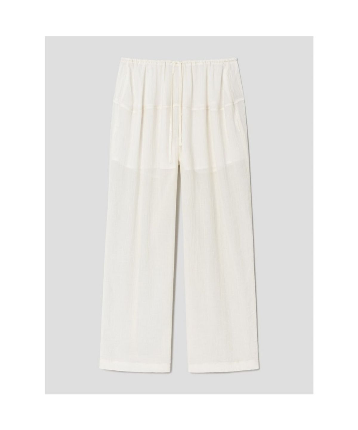 앙개(ANGGAE) Peplum Pants  Ivory