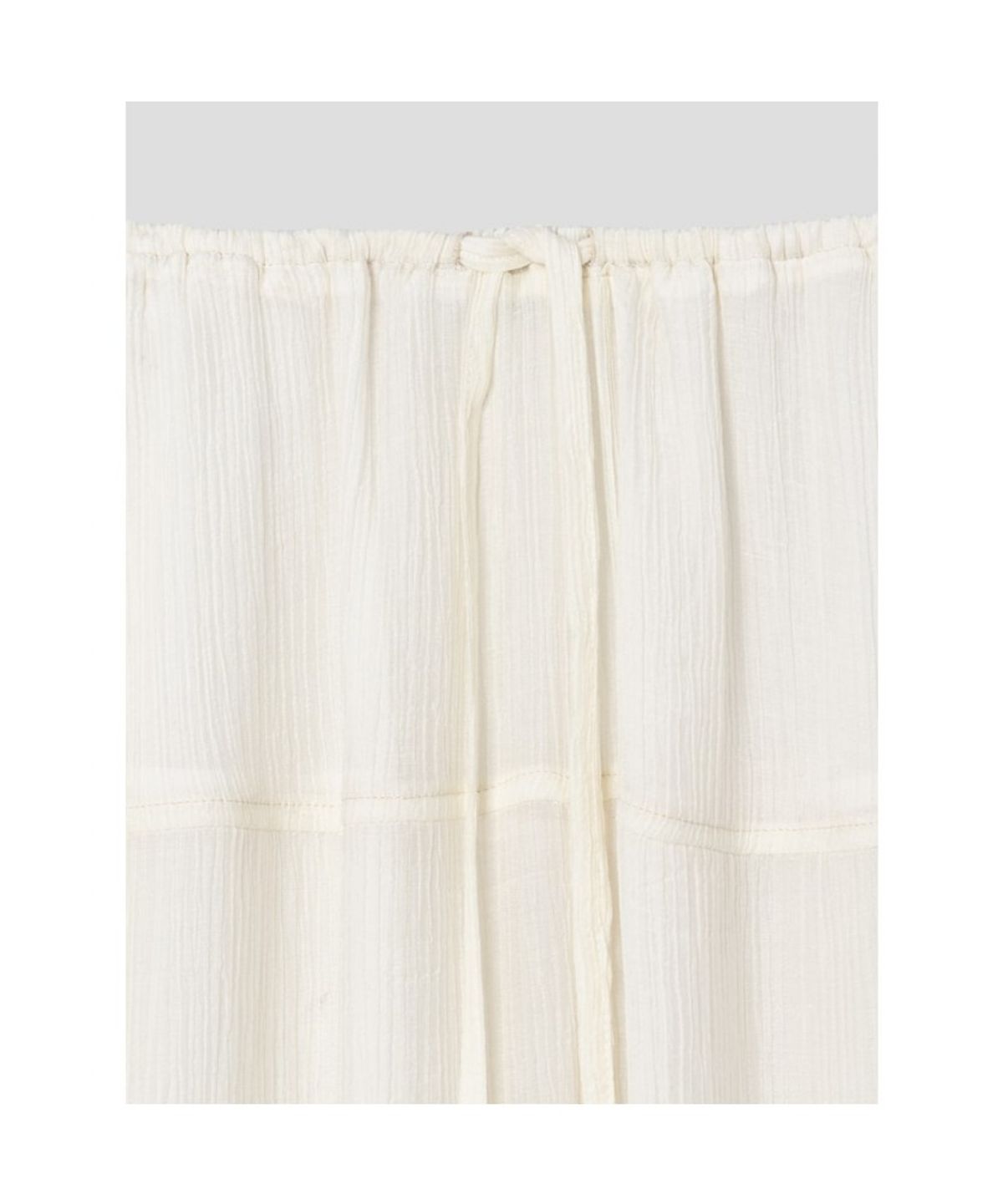 앙개(ANGGAE) Peplum Pants  Ivory