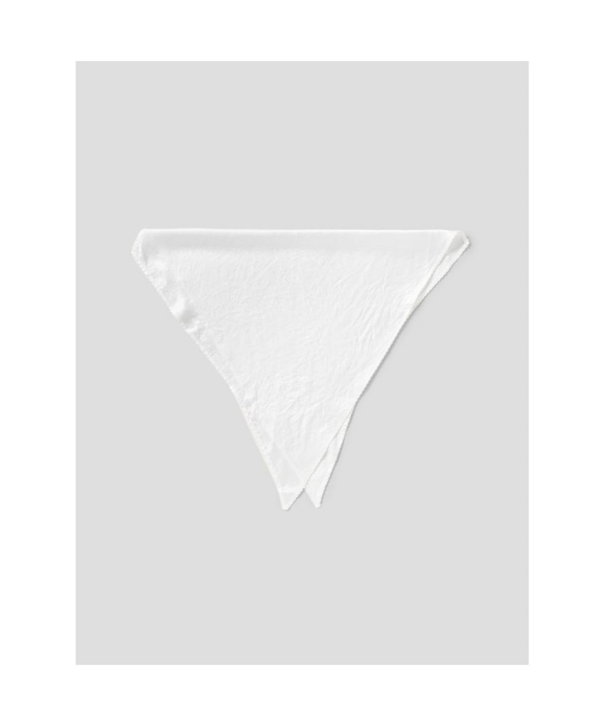 앙개(ANGGAE) Satin Lace Scarf  Ivory