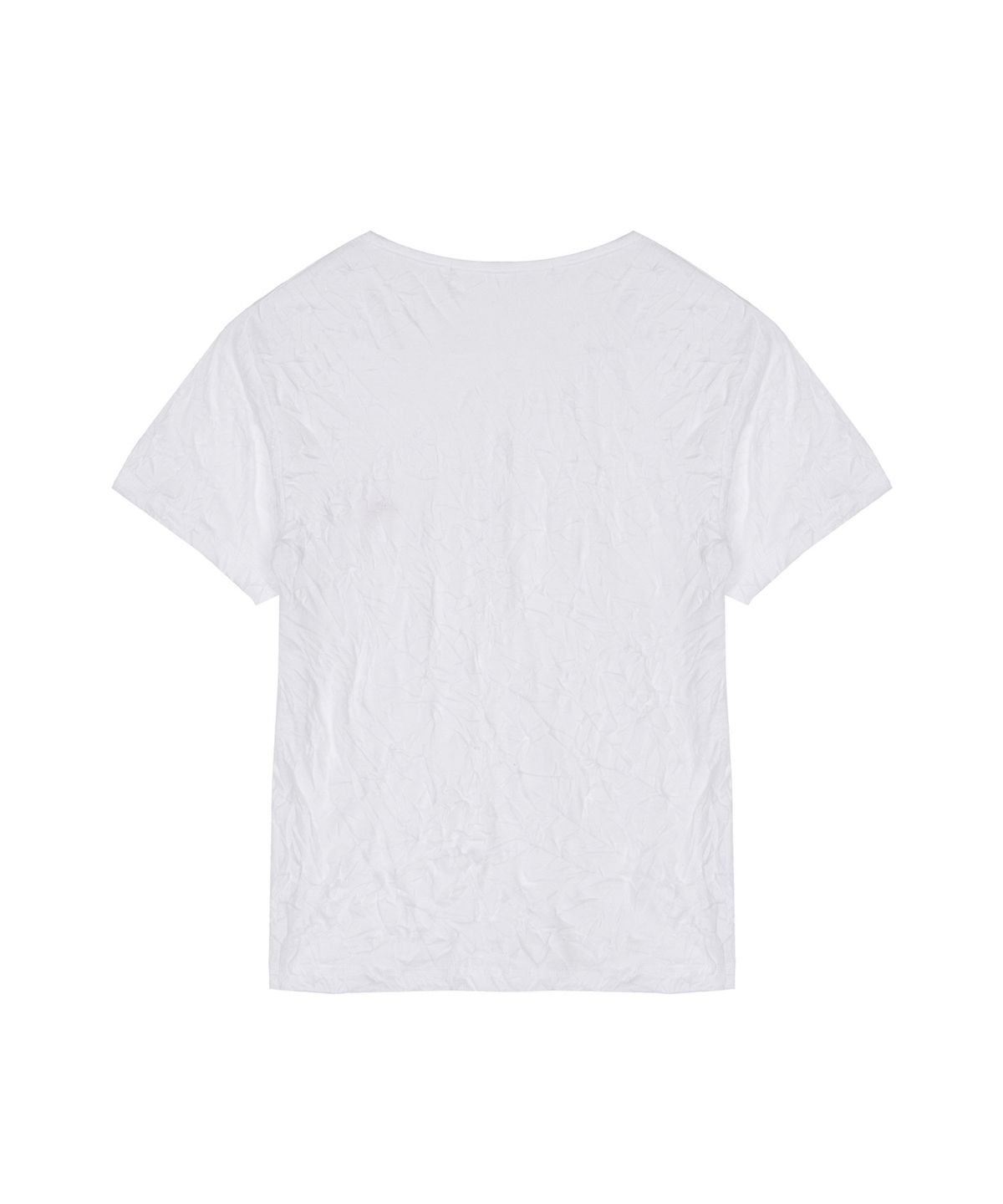 닉앤니콜(NICK&NICOLE) WRINKLE V-NECK TOP_WHITE