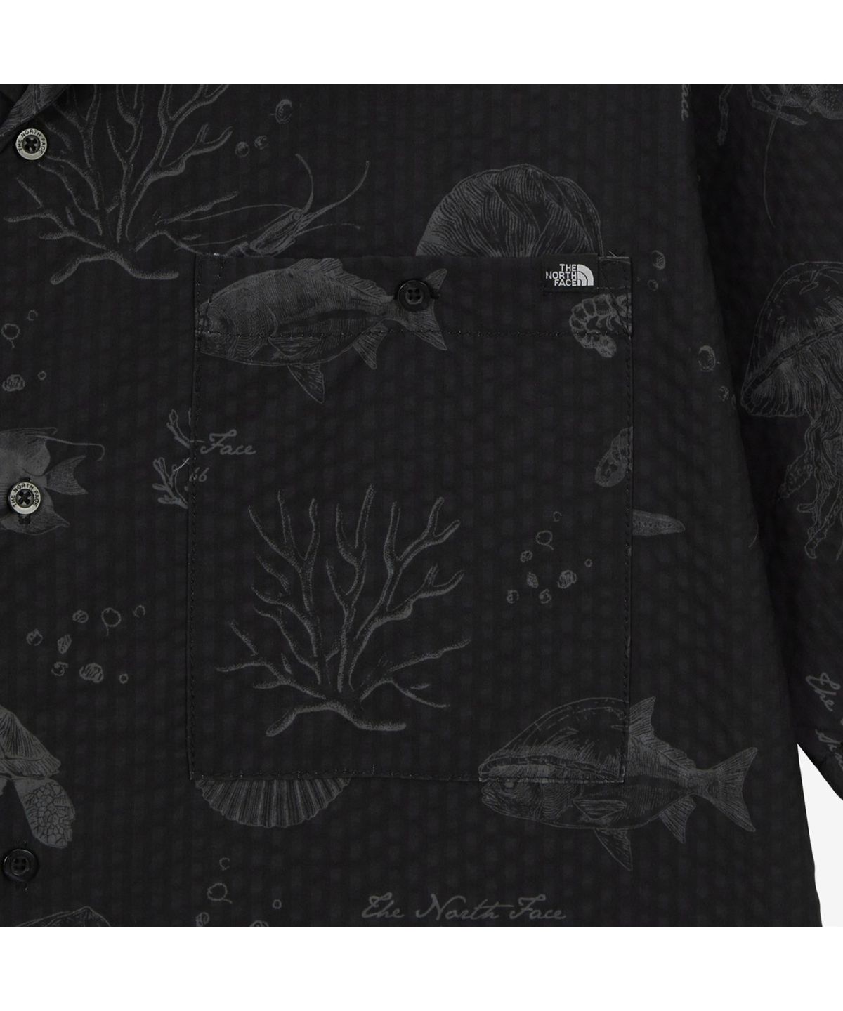 노스페이스(THE NORTH FACE) NH8SS07B 남성 마리스 반팔 셔츠 BLACK