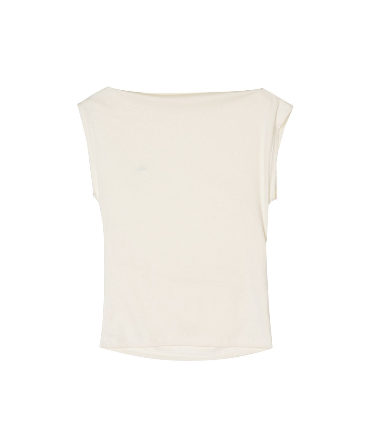 닉앤니콜(NICK&NICOLE) DRAPED SHIRRING SLEEVELESS TOP_CREAM
