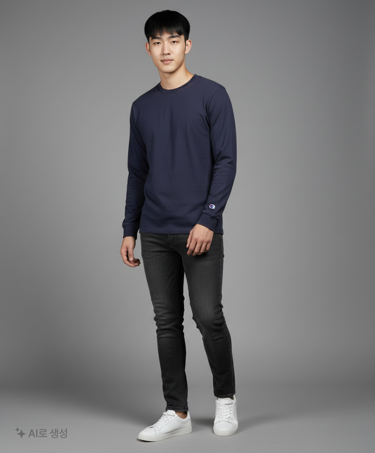 챔피온(CHAMPION) 긴소매 티셔츠 L