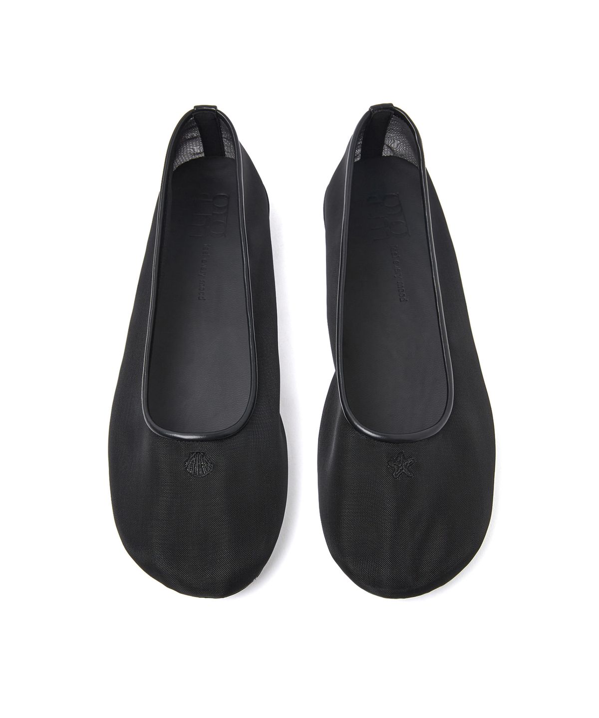 포기무디(FOGGY MOODY) Shell 0054. Motif Mesh Flats - 3colors
