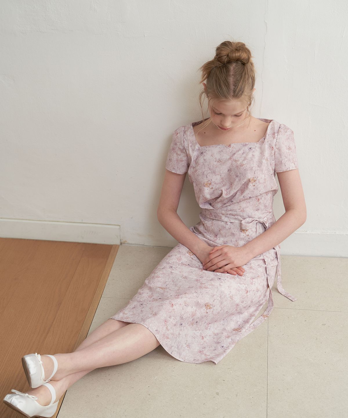 플로브(FLOVE) FLOWER DRAWING DRESS_F/PK