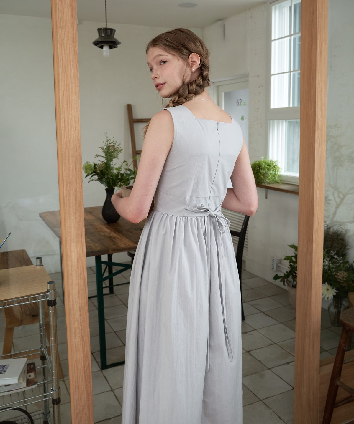 플로브(FLOVE) TWIST FLARE DRESS_S/BL