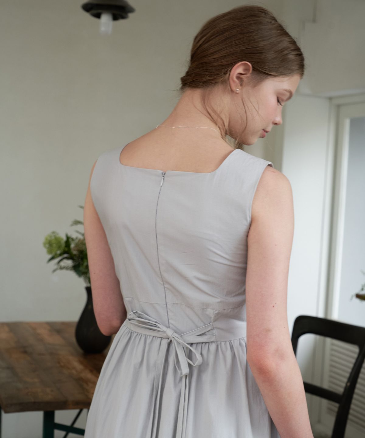 플로브(FLOVE) TWIST FLARE DRESS_S/BL