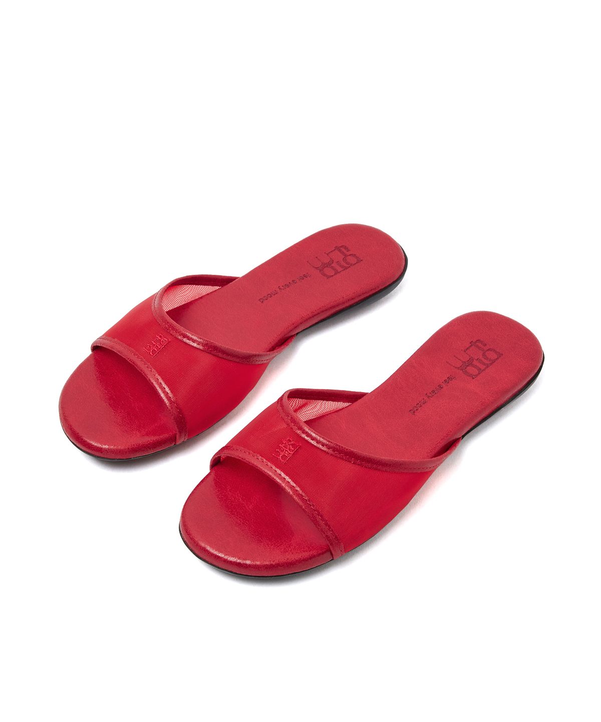 포기무디(FOGGY MOODY) Clean 0053. Symbol Mesh Slides - 3colors