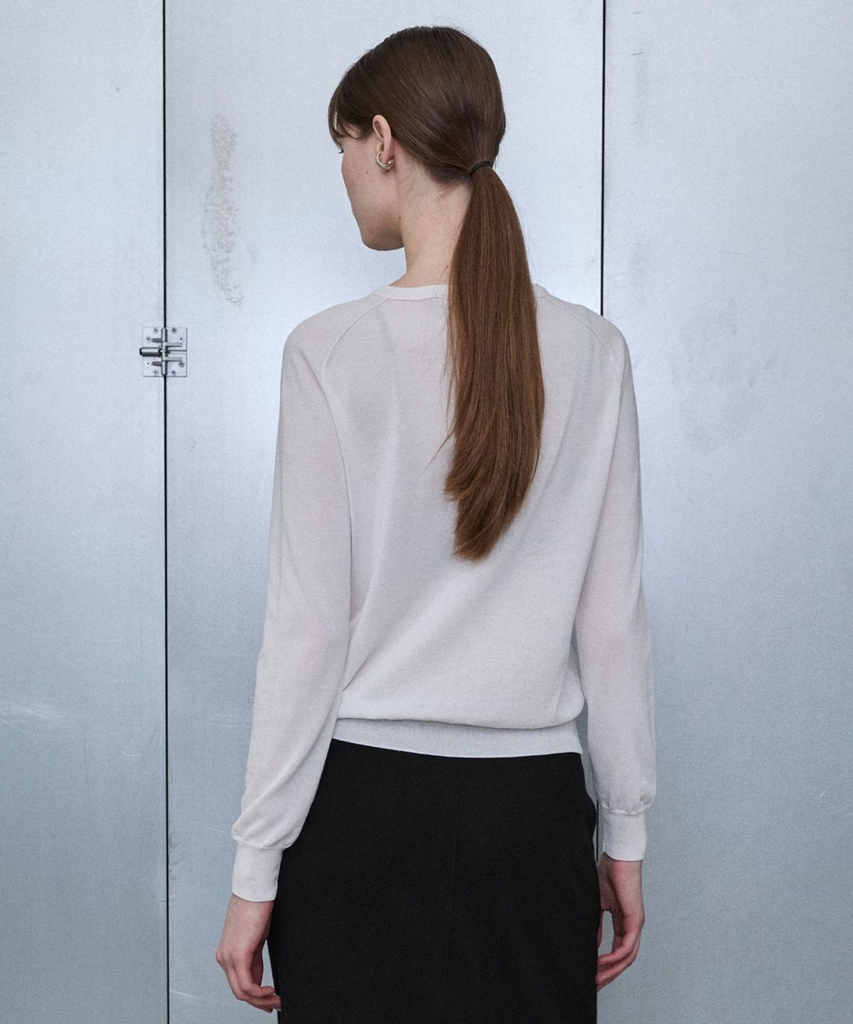디에토(DEETO) Essential Cotton Blend Cardigan [WHITE]