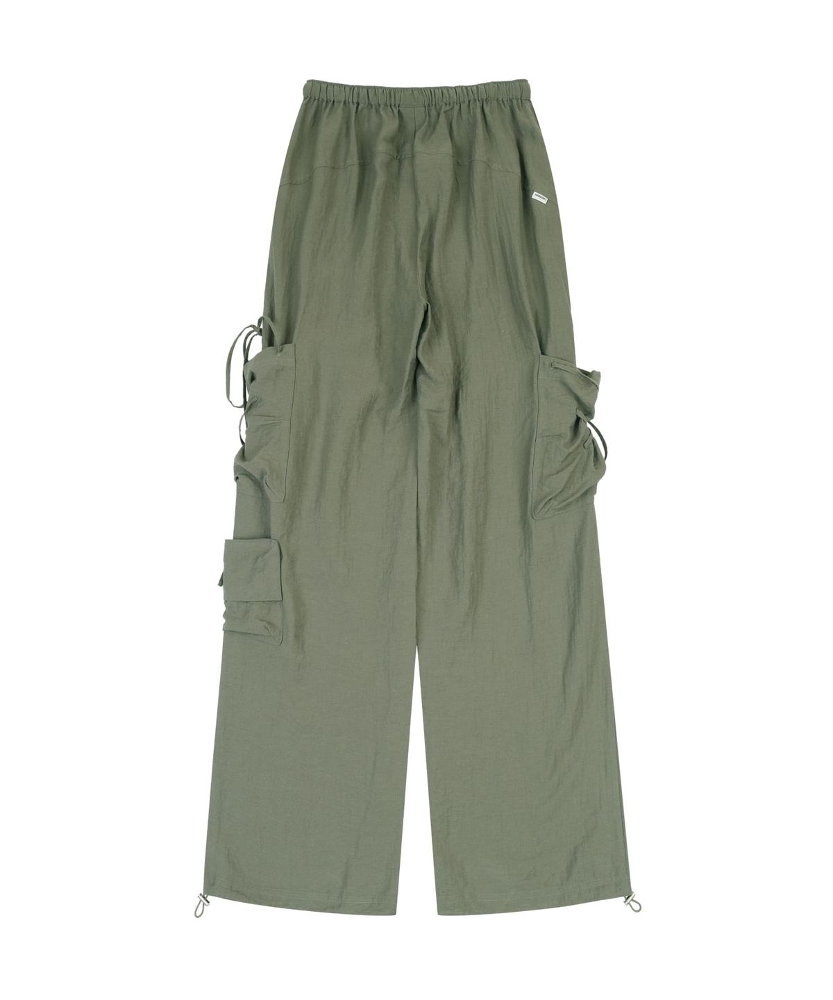 오디너리 홀리데이(ORDINARY HOLIDAY) LINEN CARGO WIDE PANTS [KHAKI]