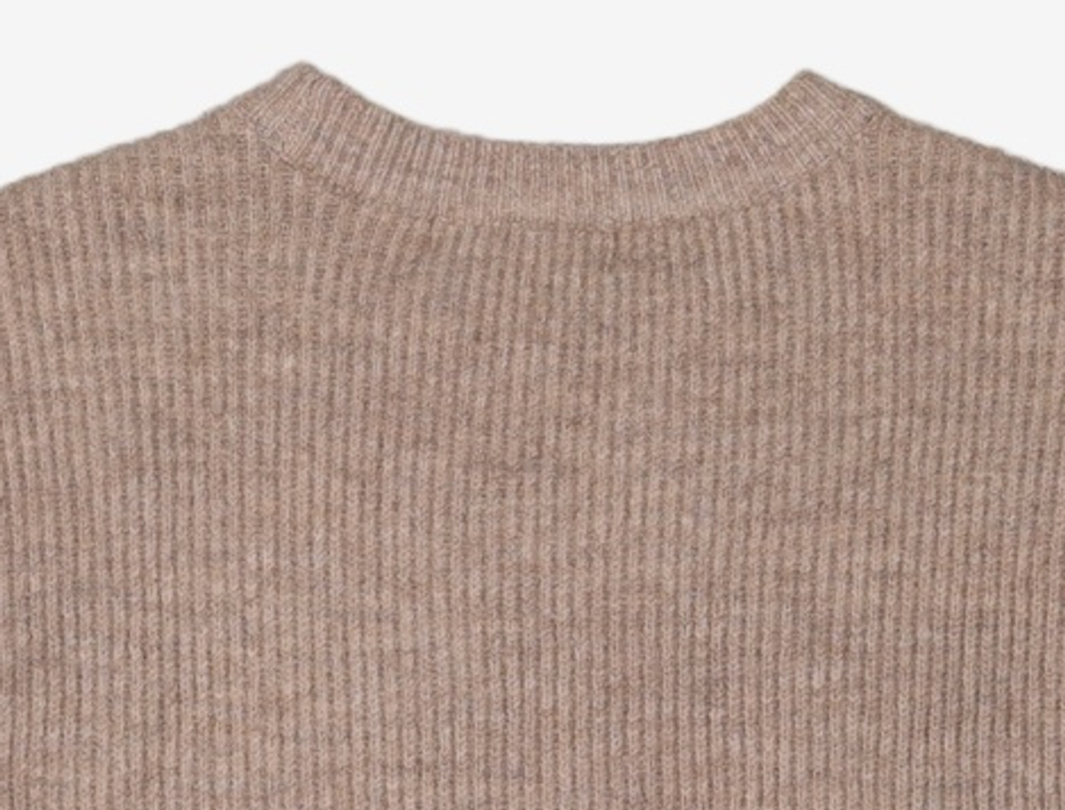 나우앤투모로우(NOWANDTOMORROW) 멜란지 리브드 풀오버 MELANGE RIBBED PULLOVER OLL