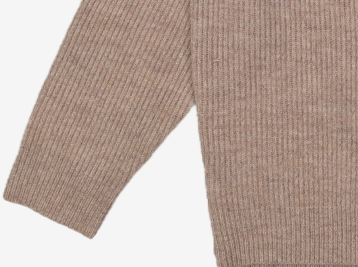 나우앤투모로우(NOWANDTOMORROW) 멜란지 리브드 풀오버 MELANGE RIBBED PULLOVER OLL