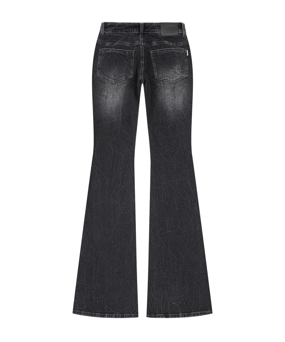 오디너리 홀리데이(ORDINARY HOLIDAY) WASHED BOOTS CUT JEANS [BLACK]