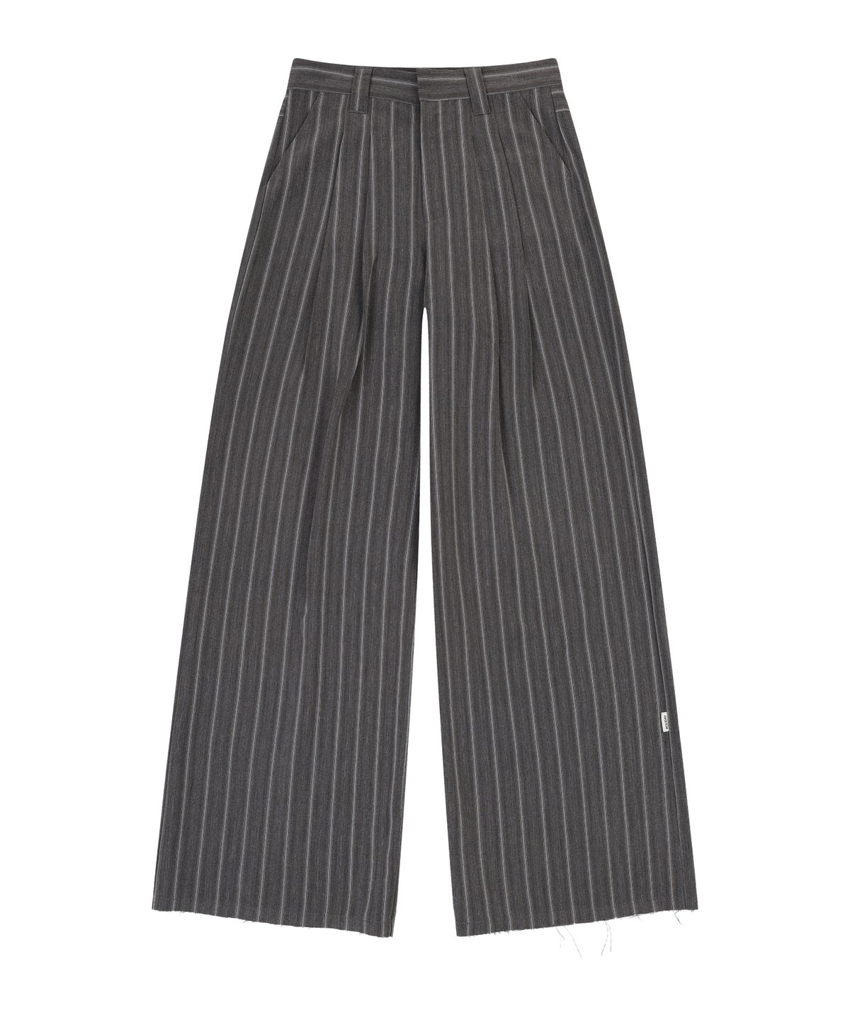 오디너리 홀리데이(ORDINARY HOLIDAY) TUCK WIDE PANTS [CHARCOAL]