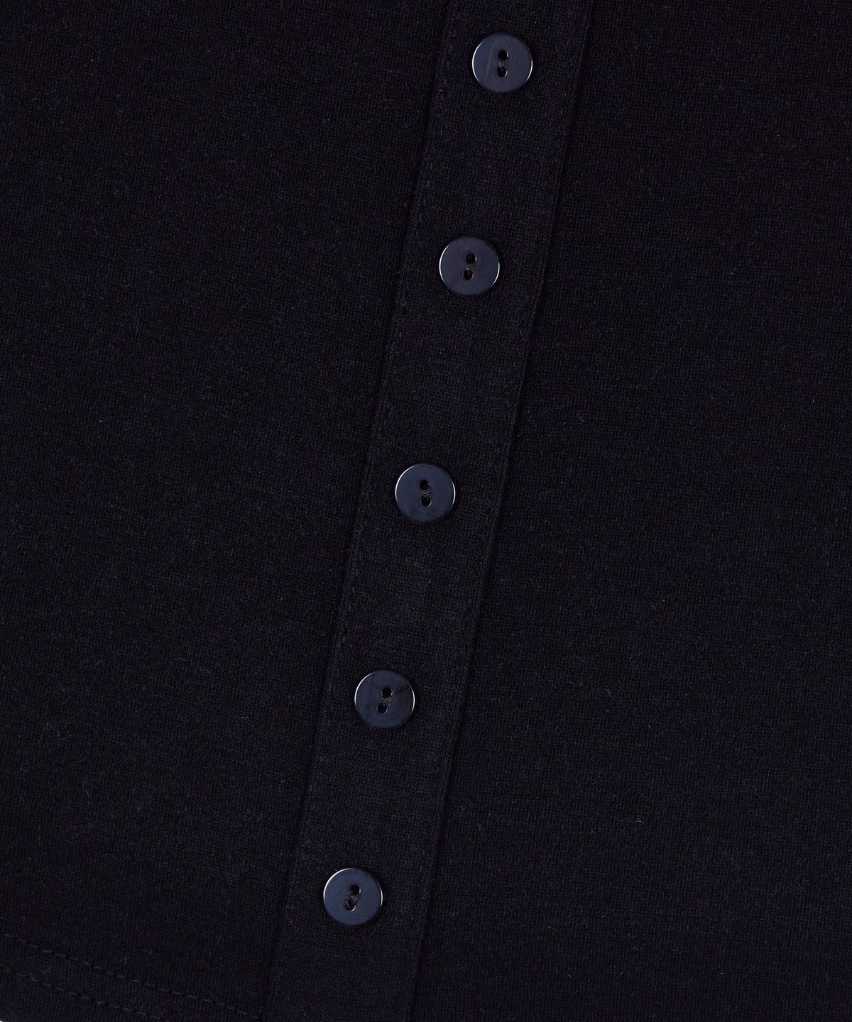 디스펑트(DYSFUNCT) BUTTON DETAIL CAP SLEEVES TOP(BLACK)