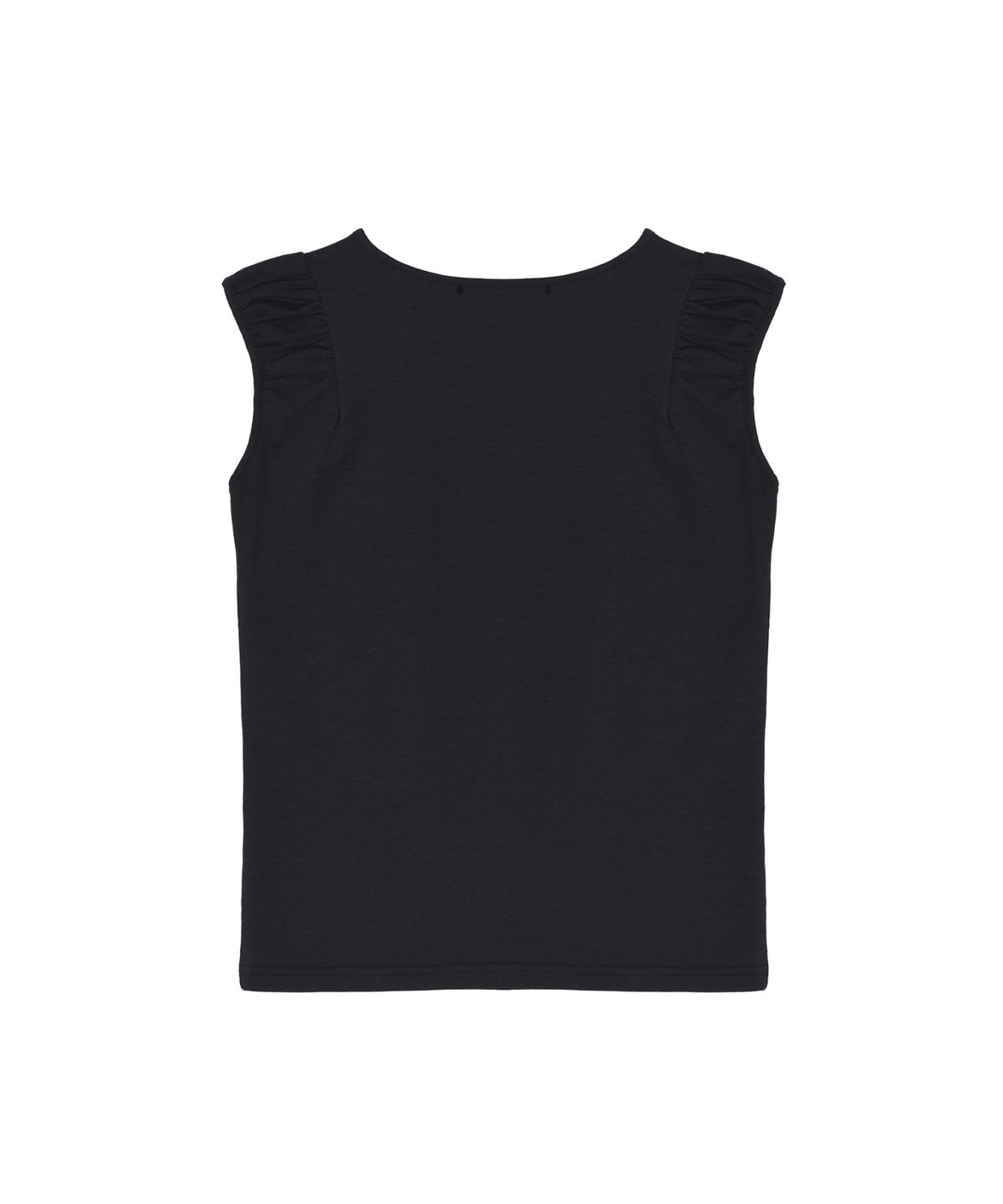 닉앤니콜(NICK&NICOLE) NICOLE SHIRRING SLEEVELESS TOP_CHARCOAL