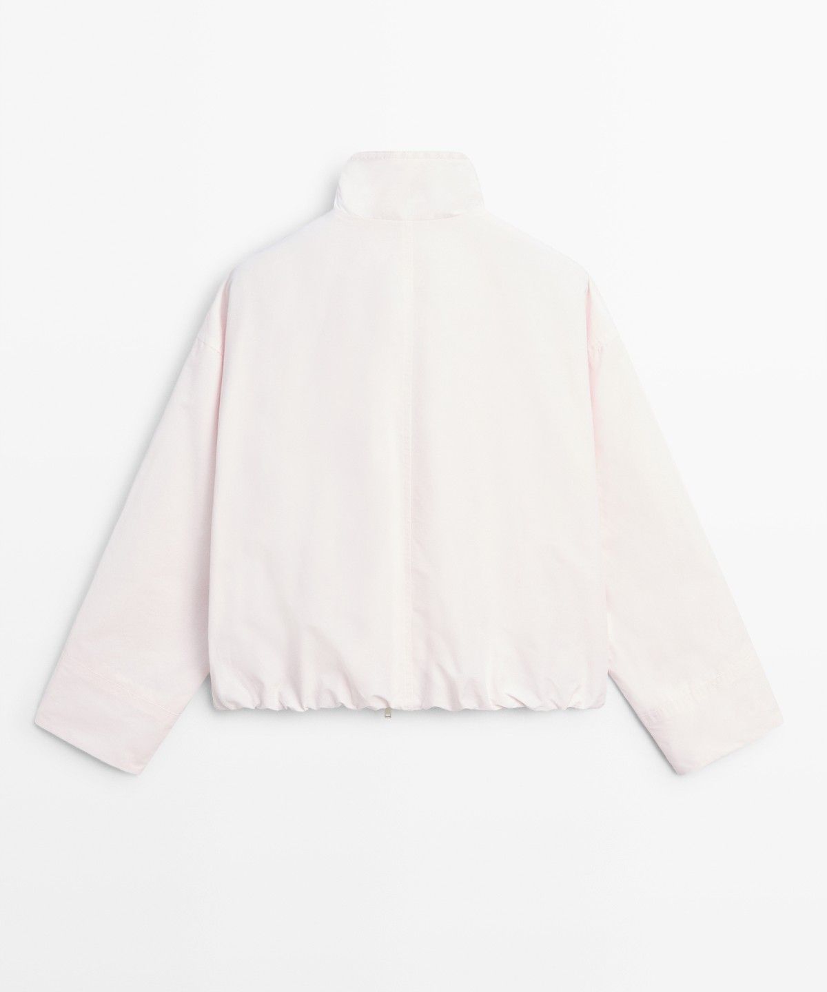 마시모두띠(MASSIMO DUTTI) 하이넥 봄버 자켓