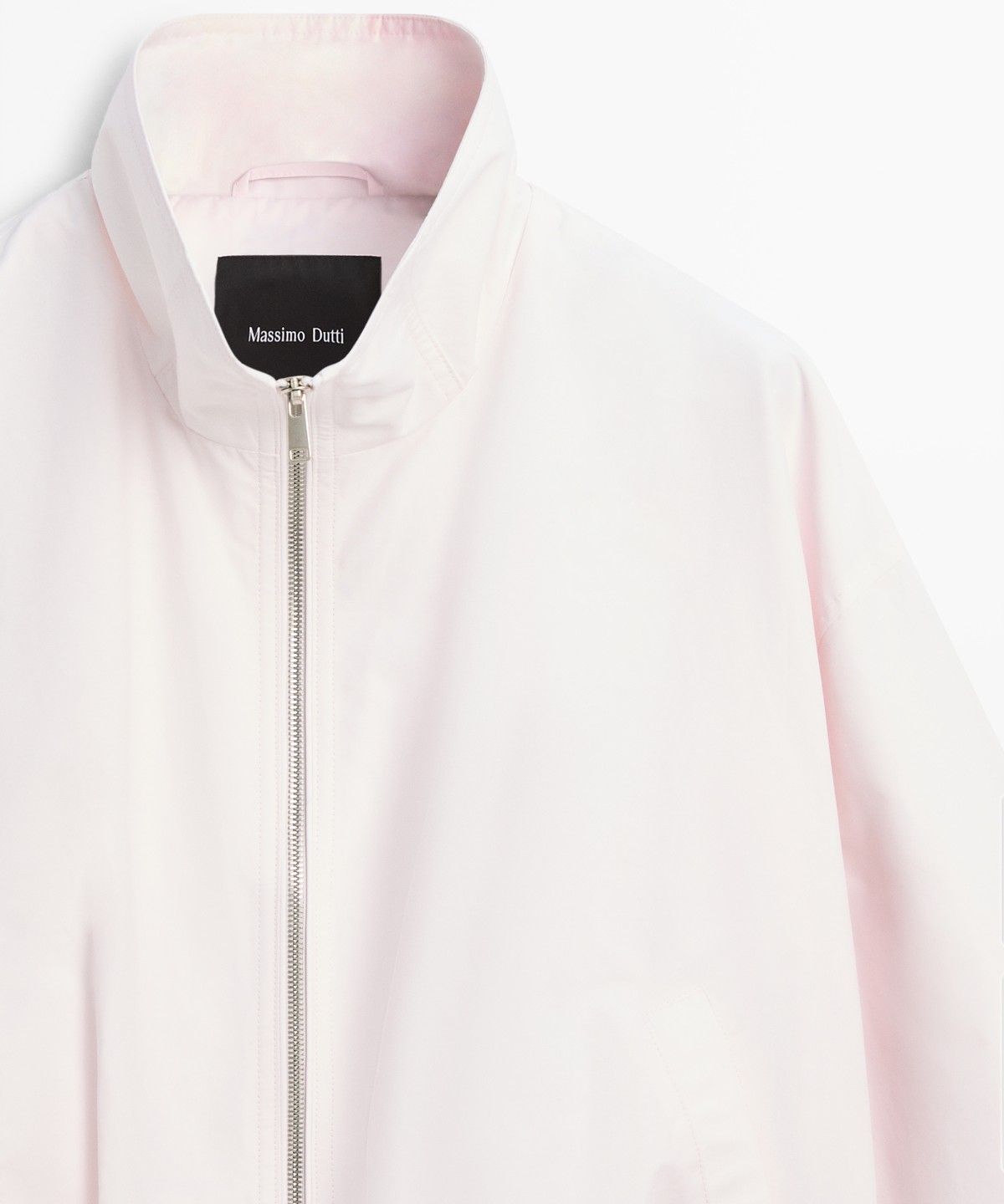 마시모두띠(MASSIMO DUTTI) 하이넥 봄버 자켓