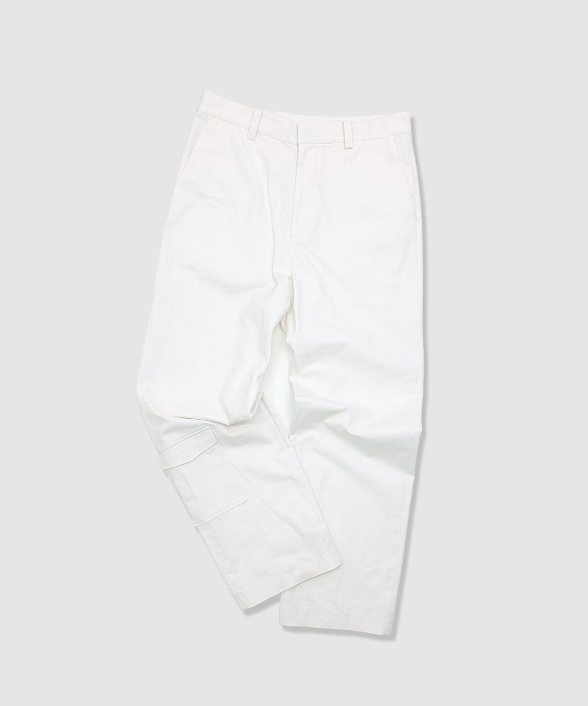 애니타임로릭(ANYTIME LOREAK) POPPY WIDE COTTON PANTS - WHITE